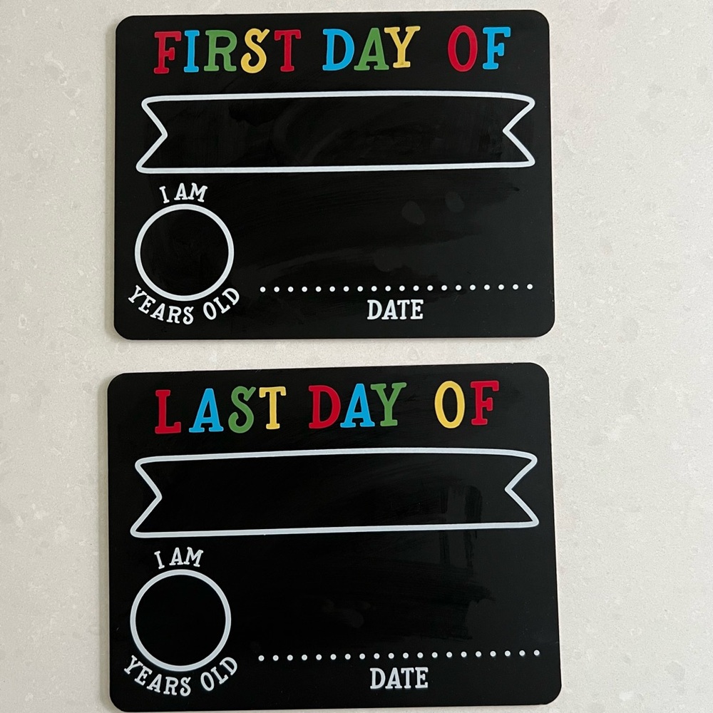 SOLD First / Last day of School sign